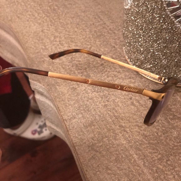 Cartier square glasses brown tortoise - Picture 12 of 12